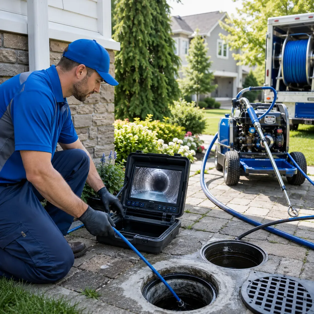 Outdoor drain cleaning professionals serving Pleasant Grove, CA